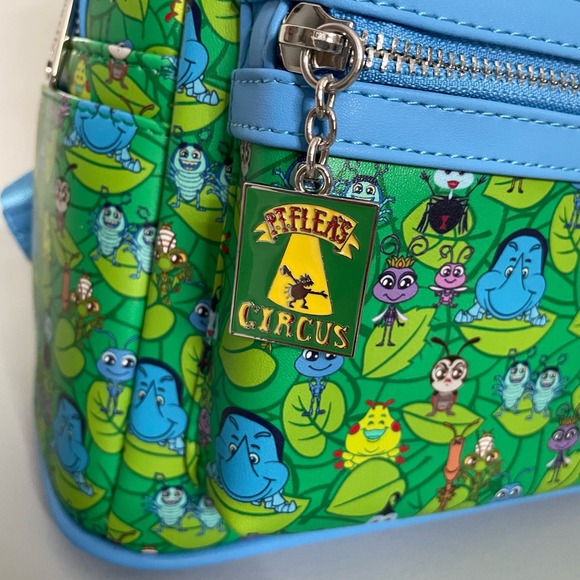Loungefly x PIXAR‎ A Bug\'s Life All over Print Backpack NWT main image 6